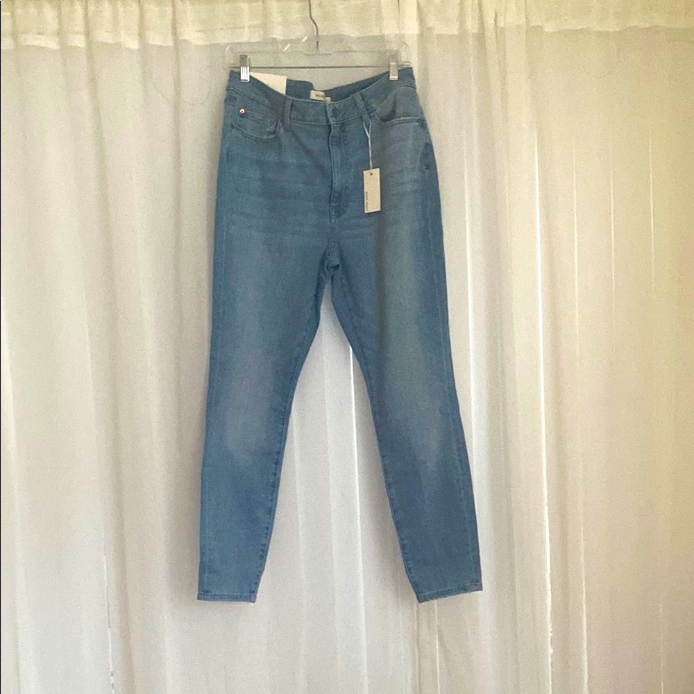 NWT WARP+WEFT Light Blue High-Waisted Jeans